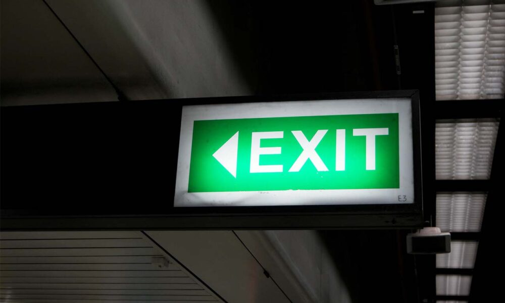 exit sign