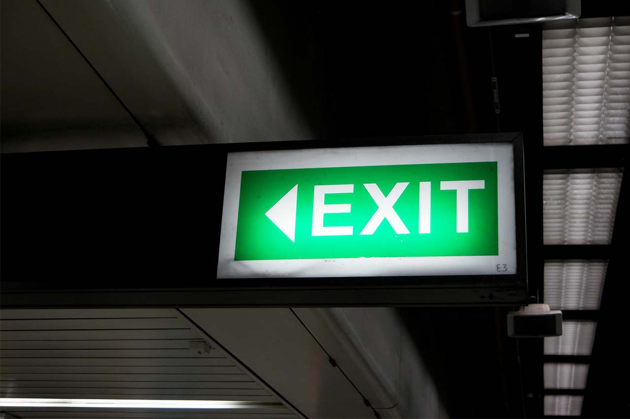 Official: President of Aegean to leave, effective November 15 26 exit sign