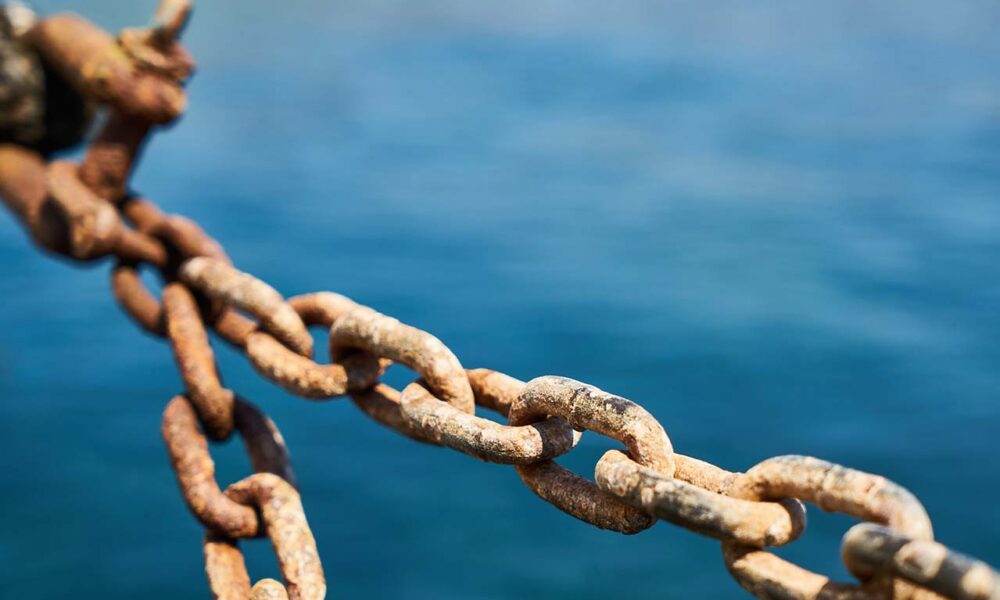 rusty chain