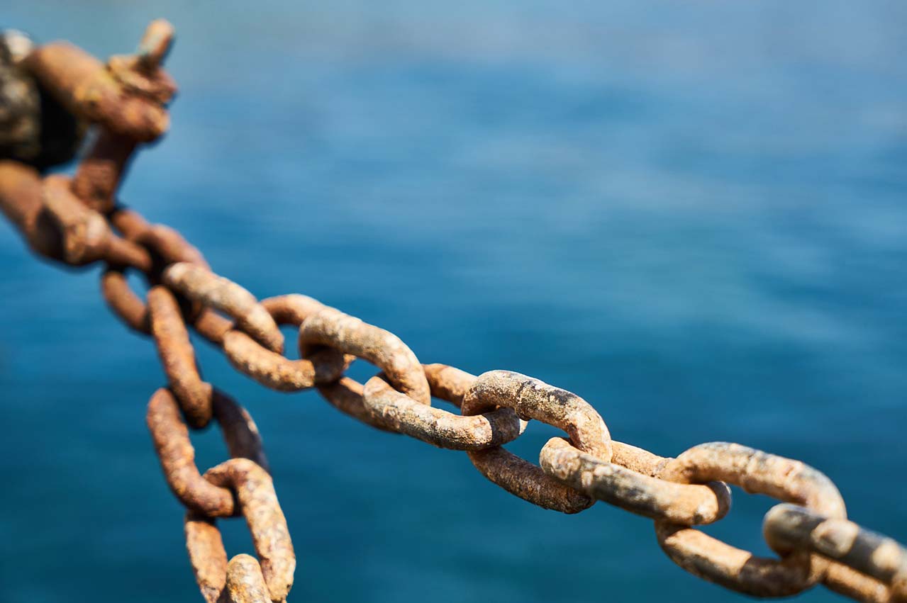 rusty chain