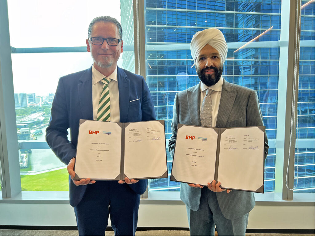 7 BHP DNV MoU Signing source BHP