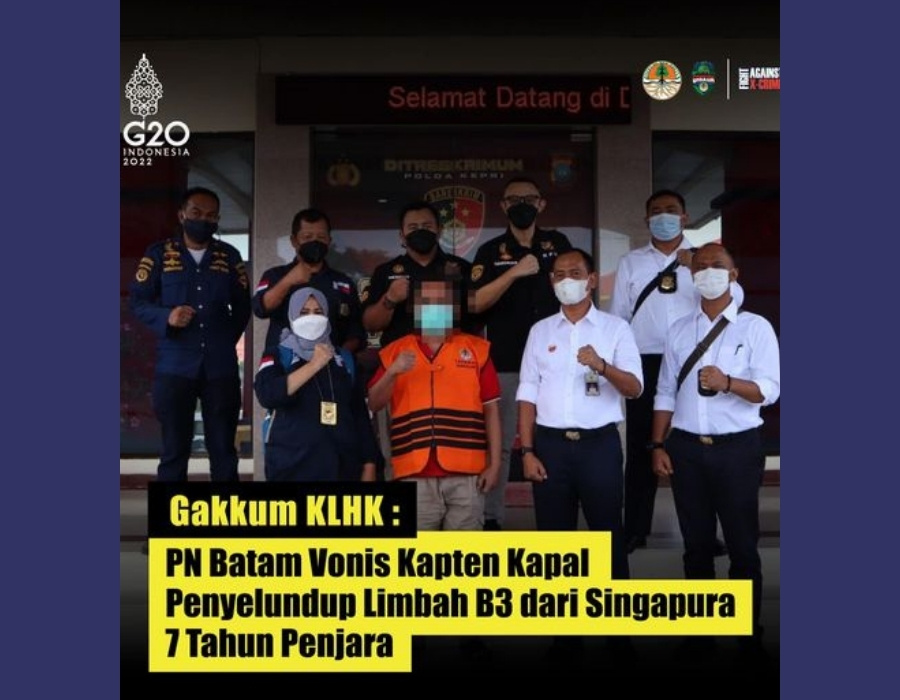 Indonesian captain of Singapore-owned vessel faces jail time for transporting toxic waste 26 post 53742