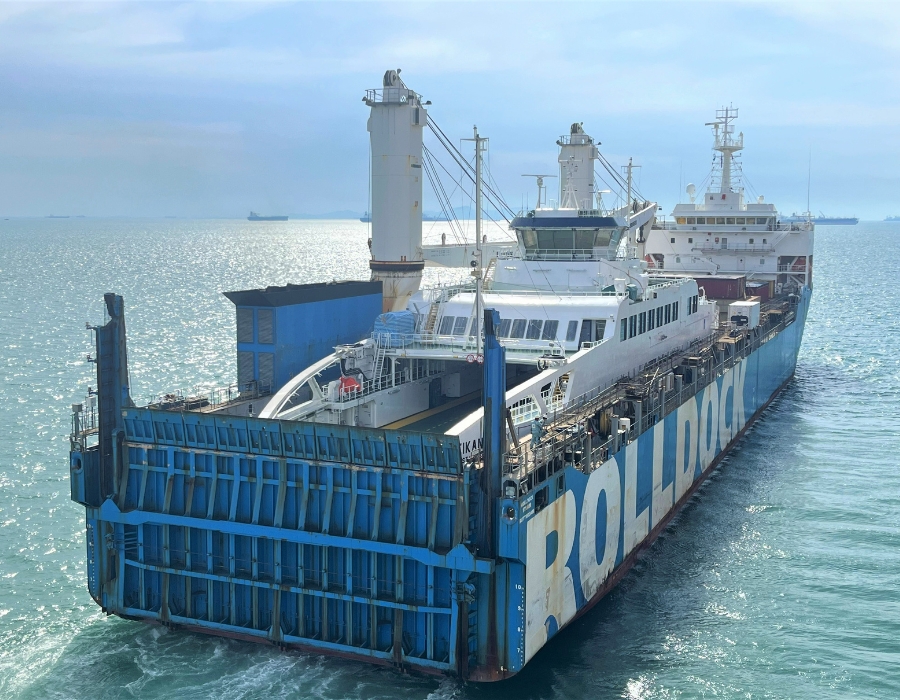 Sembcorp Marine completes third zero-emission battery-powered Ropax Ferry for Norled 26 Rolldock