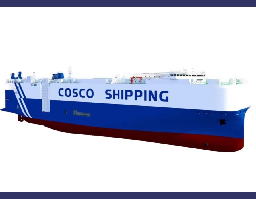 Fujian Mawei Shipbuilding starts construction of LNG dual-fuel Ro-Ro ship 26 cosco shipping
