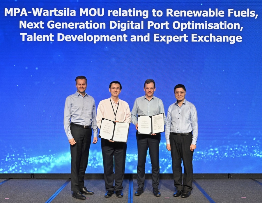 SMW 2023: MPA and Wärtsilä ink MoU on maritime decarbonisation and digitalisation