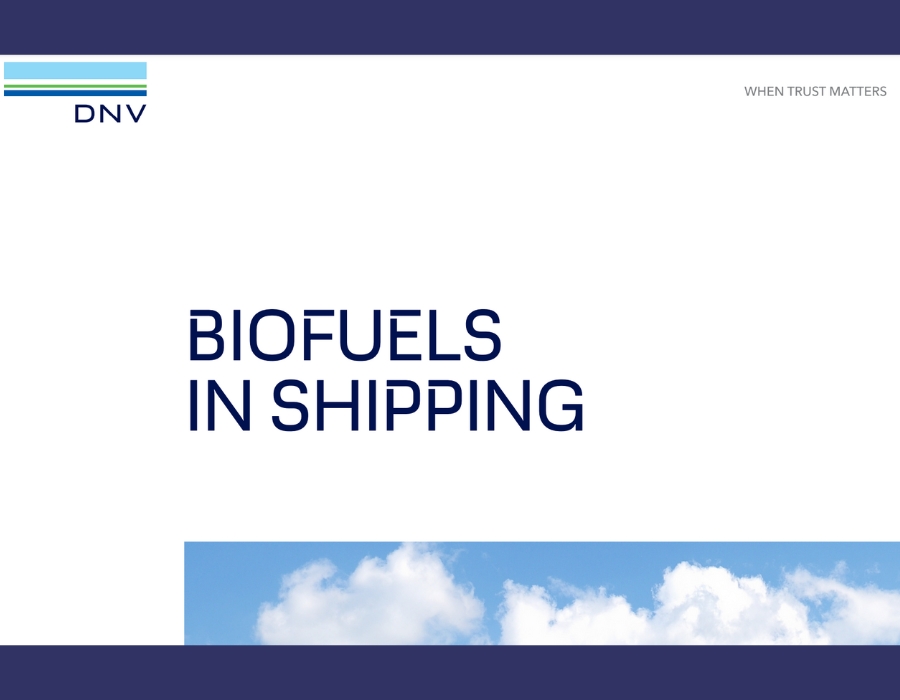 DNV: Bio bunker fuel key to maritime decarbonisation, but proliferation challenged by scarce supply 26 DNV Biofuels In Shipping