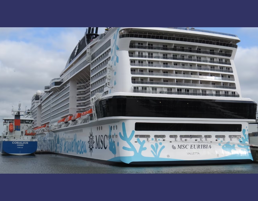 MSC Cruises signs agreement with Gasum for LNG and e-LNG bunker supply 28 MSC Euribia
