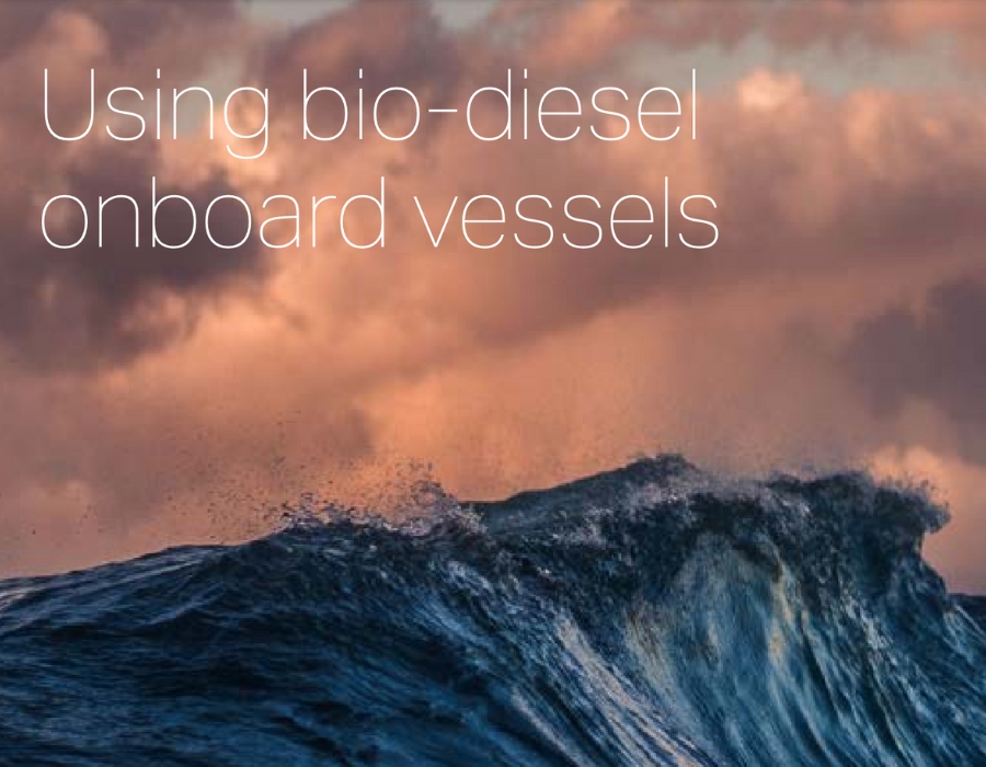 Mærsk Mc-Kinney Møller Center for Zero Carbon Shipping publishes paper on biodiesel bunker fuels 28 Using bio diesel onboard vessels