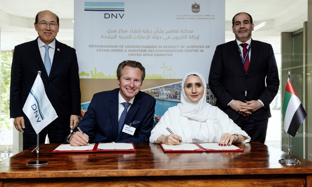 UAE and DNV ink MoU to establish new Maritime Decarbonization Centre 26 DNV UAE