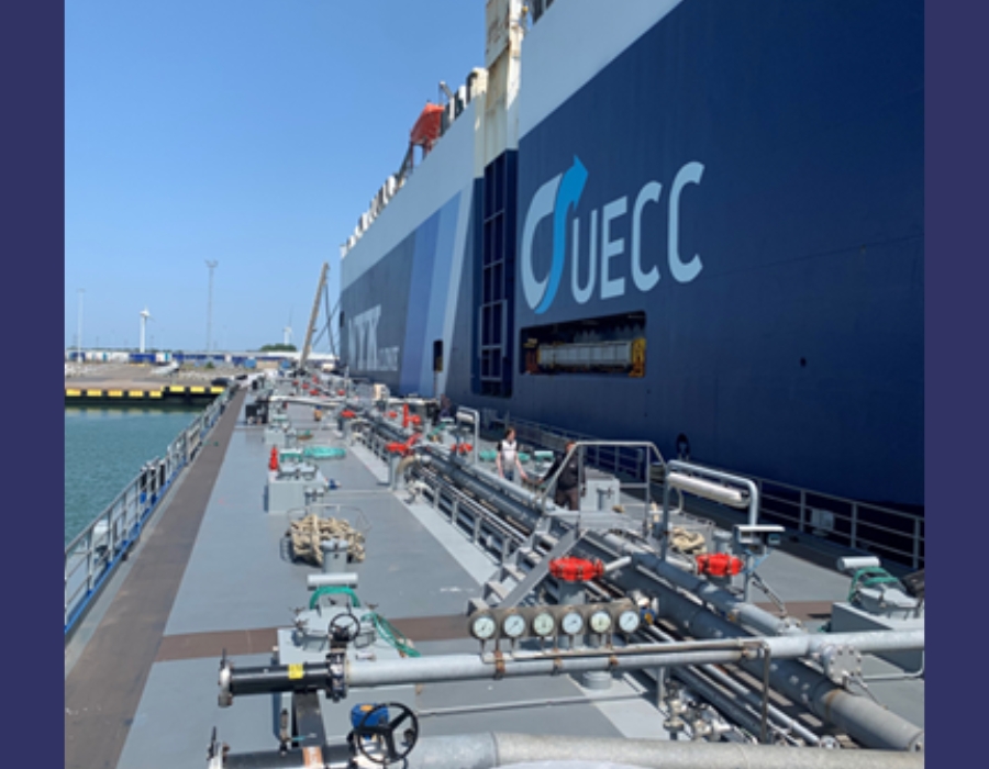 UECC, GoodFuels and NYK complete bio bunker fuel delivery in Port of Vlissingen 28 UECC
