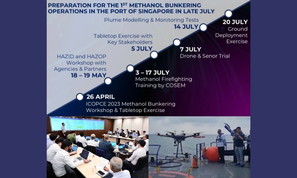 Singapore gets ready for its first methanol bunkering this week after one year preparation 26 post 56807