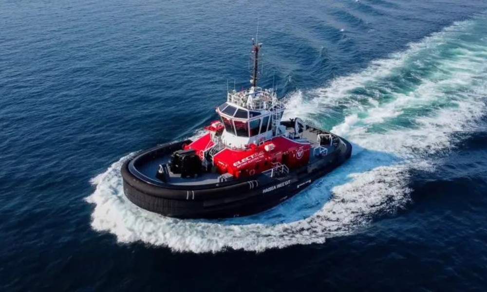 Sanmar Shipyards delivers second electric tug “HAISEA WEE’GIT” to HaiSea Marine in Canada 28 HAISEA WEEGIT