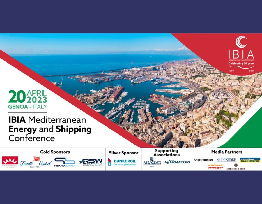 Top industry leaders to speak at IBIA Mediterranean Energy & Shipping Conference