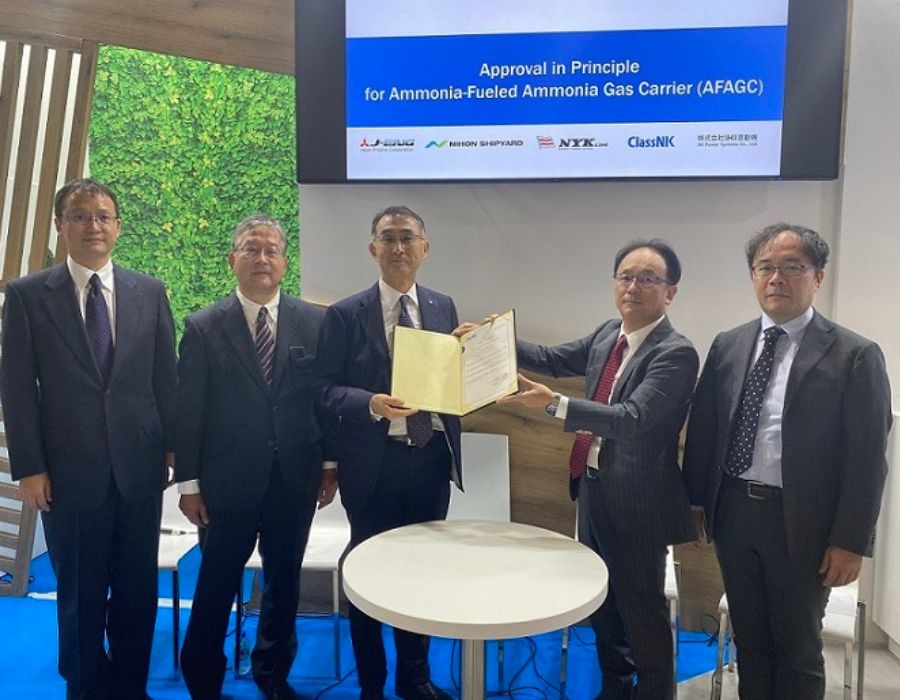 Japan: Ammonia-fuelled gas carrier design awarded ClassNK AiP 28 Japan: Ammonia-fuelled gas carrier design awarded ClassNK AiP