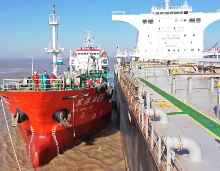 Petrochina officiates first bunkering operation at Zhoushan Shulan-Hubei anchorage 26 1610586256320 5fff9890159bb83d2c99177f