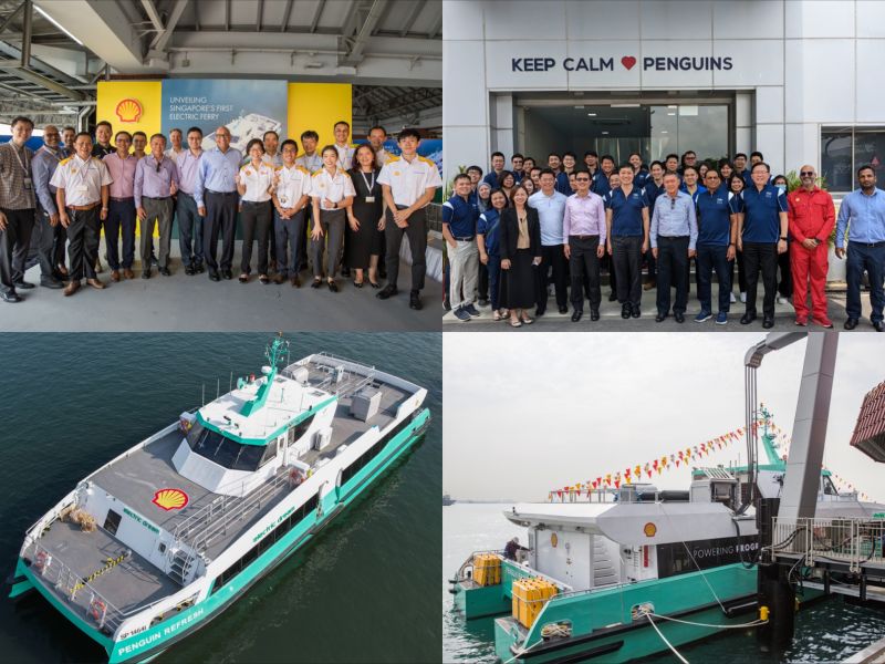 Transport Minister launches Singapore's first fully-electric ferry “Penguin Refresh” 28 1681789441453