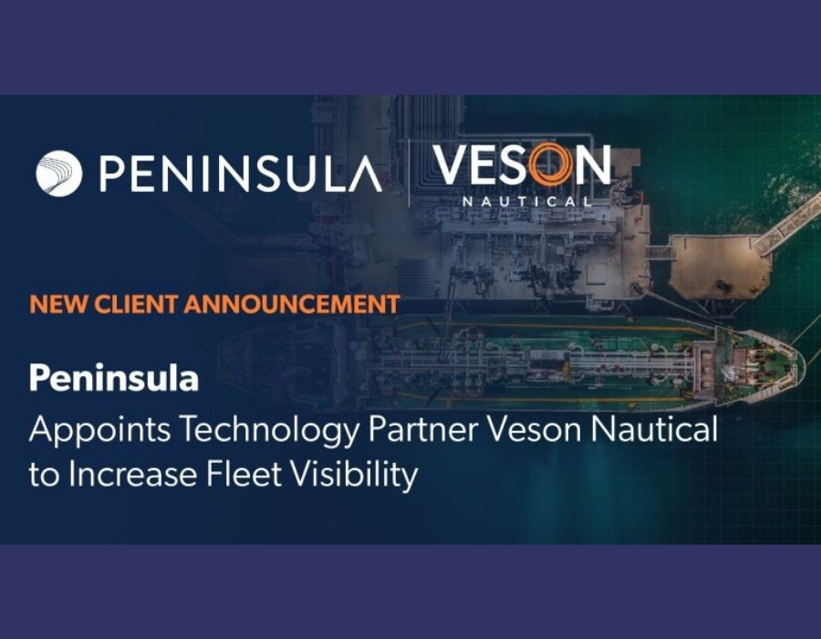 Peninsula appoints Veson Nautical as technology partner to optimise business operations 26 174