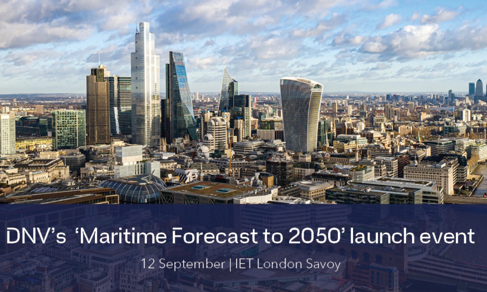 DNV chooses London to launch its latest Maritime Forecast to 2050 report