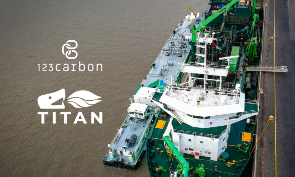 Titan partner with 123Carbon to offer LNG-based carbon insetting