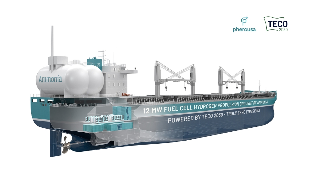 TECO 2030 to supply hydrogen fuel cells for six Pherousa Green Shipping newbuilds