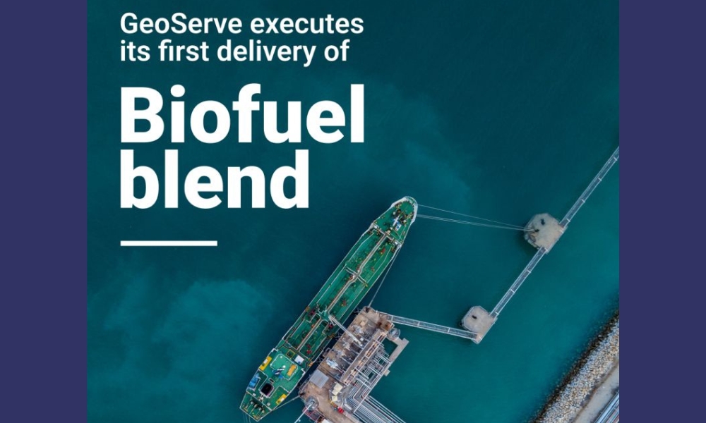 Singapore: GeoServe delivers its first supply of biofuel blend to Scorpio MR tanker 28 Singapore: GeoServe delivers its first supply of biofuel blend to Scorpio MR tanker