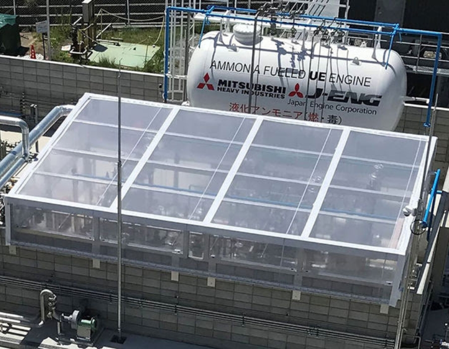 Japan: Mitsubishi Shipbuilding delivers ammonia fuel supply system to J-Eng for trials