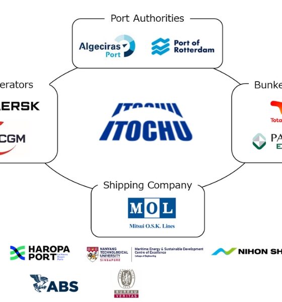 Itochu enters MoU with firms for study of ammonia bunkering safety for container carrier