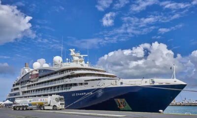 Ponant expedition yacht takes on B100 biodiesel bunker fuel in France