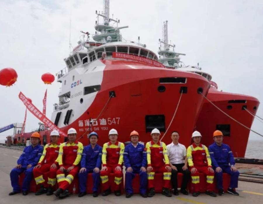 China: World's first smart LNG-fuelled OSVs delivered to CNOOC 26 3 12