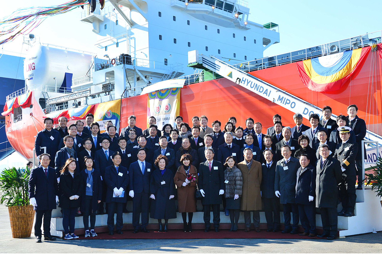 Korea unveils ‘largest’ LNG-propelled bulk carrier 26 5a414974208e9 1514228084