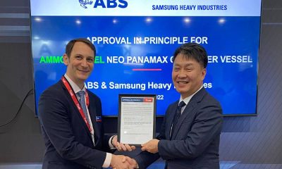 ABS awards AIP to Samsung Heavy Industries for ammonia fuelled Neo Panamax container ship