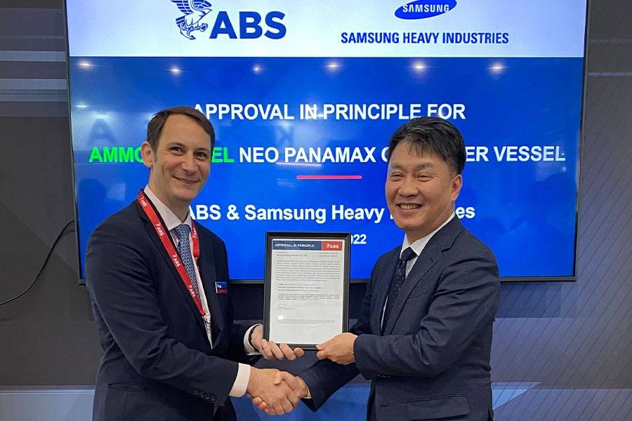 ABS awards AIP to Samsung Heavy Industries for ammonia fuelled Neo Panamax container ship