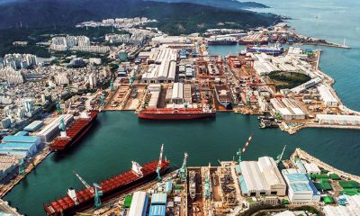 Aerial view of HHI shipyard in Ulsan copyright HHI Group MT