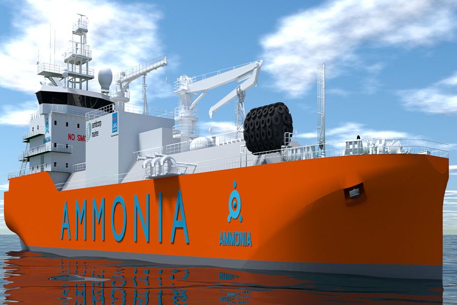 Ammonia Bunkering Vessel Sembcorp Marine LMG Marin Design