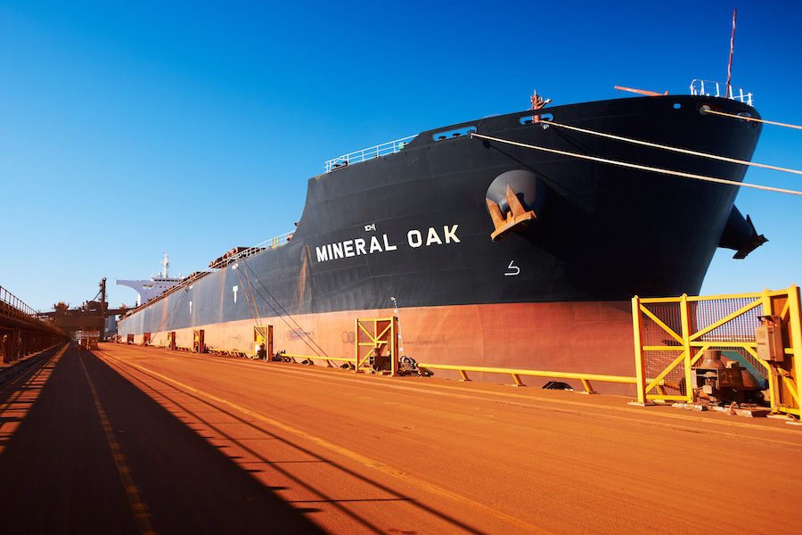 BHP iron ore ship