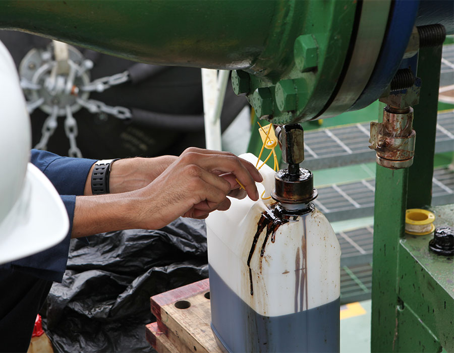 Bunker fuel sampling