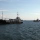 Bunkering tankers in background