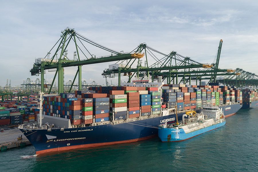 CMA CGM FueLNG bunkering