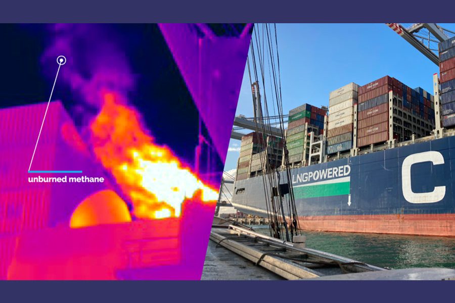 CMA CGM infrared methane 1