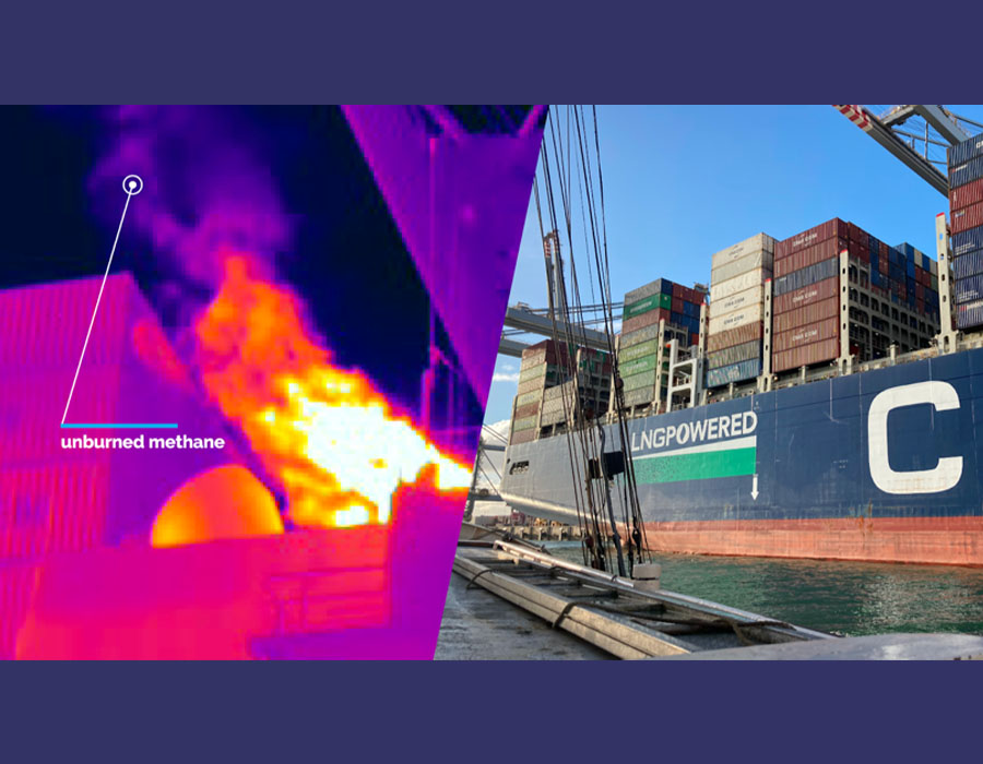 CMA CGM infrared methane 1