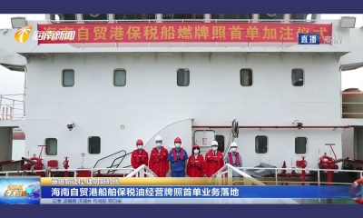 China Sinopec launches bonded bunkering business at Hainan Free Trade Port