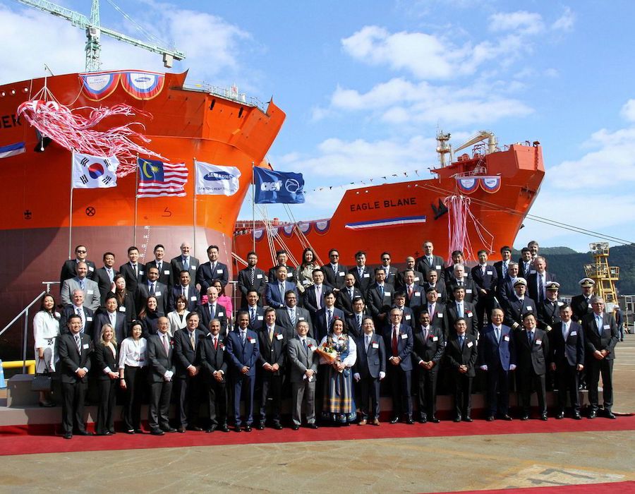 Christening ceremony of Eagle Blane and Eagle Balder