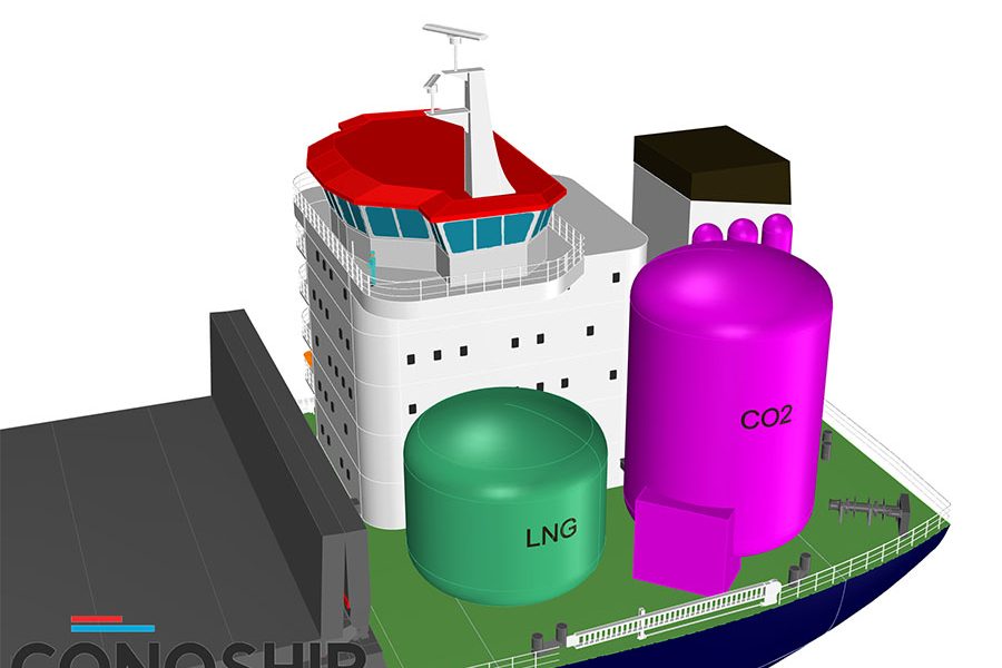 Conoship carbon capture
