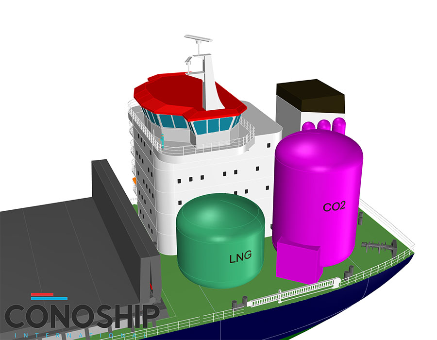 Conoship carbon capture
