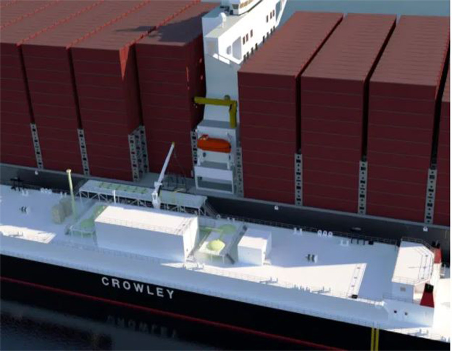 Crowley and Shell to build and charter largest LNG bunker barge in US 26 Crowley 01