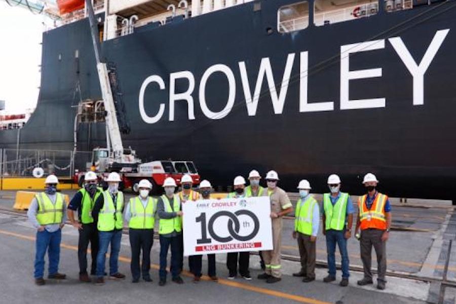 Crowley 100th bunkering
