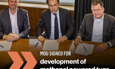 Damen Caterpillar Pon Power in MoU for development of DF methanol powered tugs