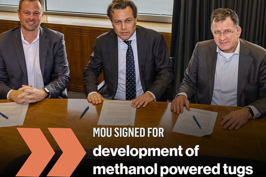 Damen Caterpillar Pon Power in MoU for development of DF methanol powered tugs