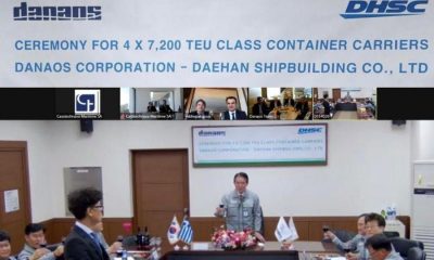 Danaos orders four methanol ready 7200 TEU containerships
