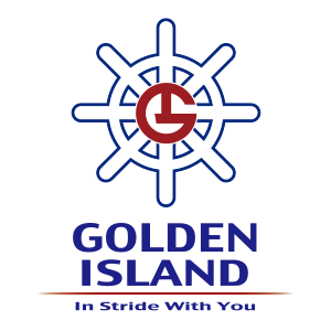 Golden Island logo square